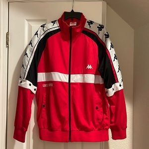 Vintage Kappa men's jacket with snap off sleeves XL